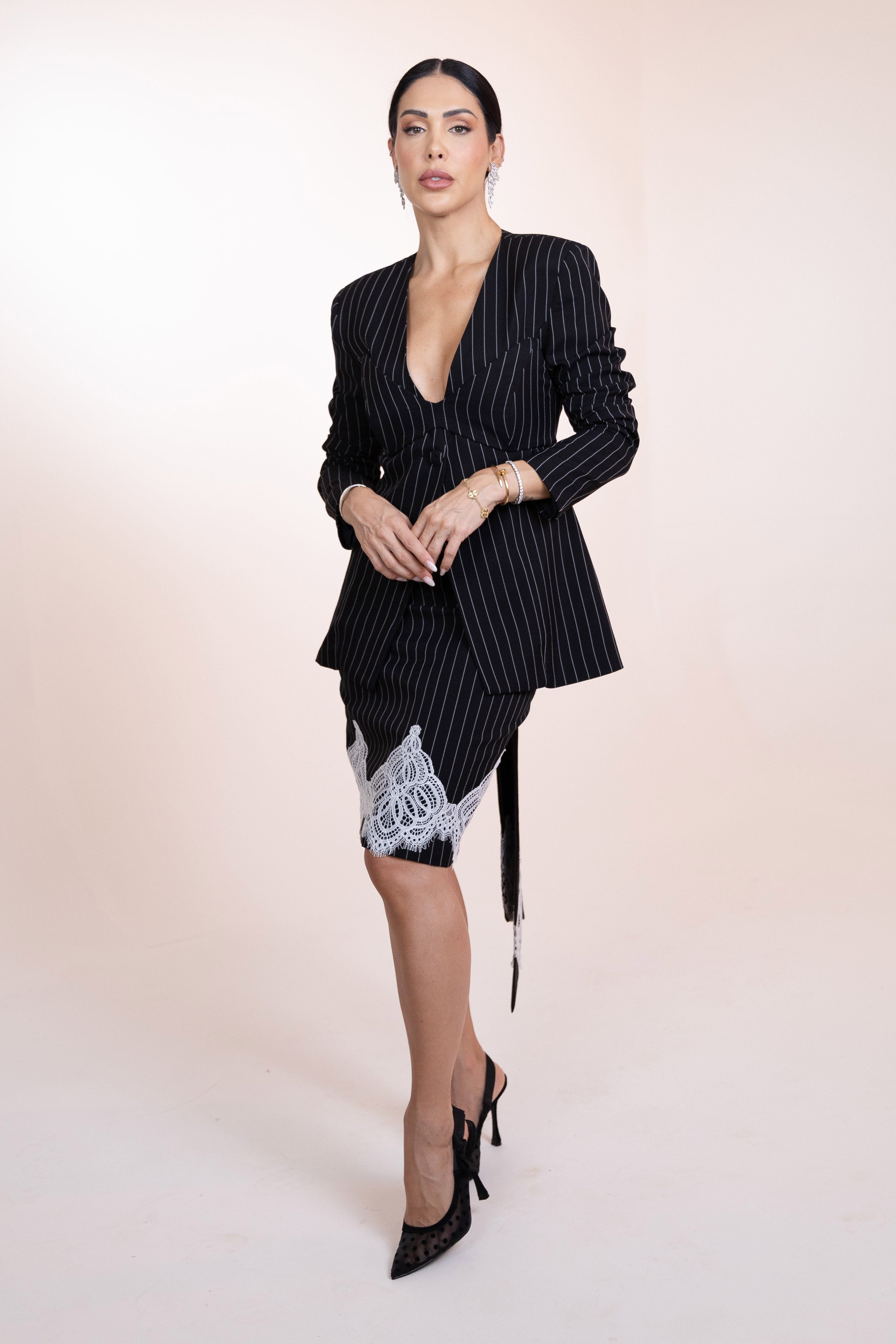 Blazer Domenica Preto