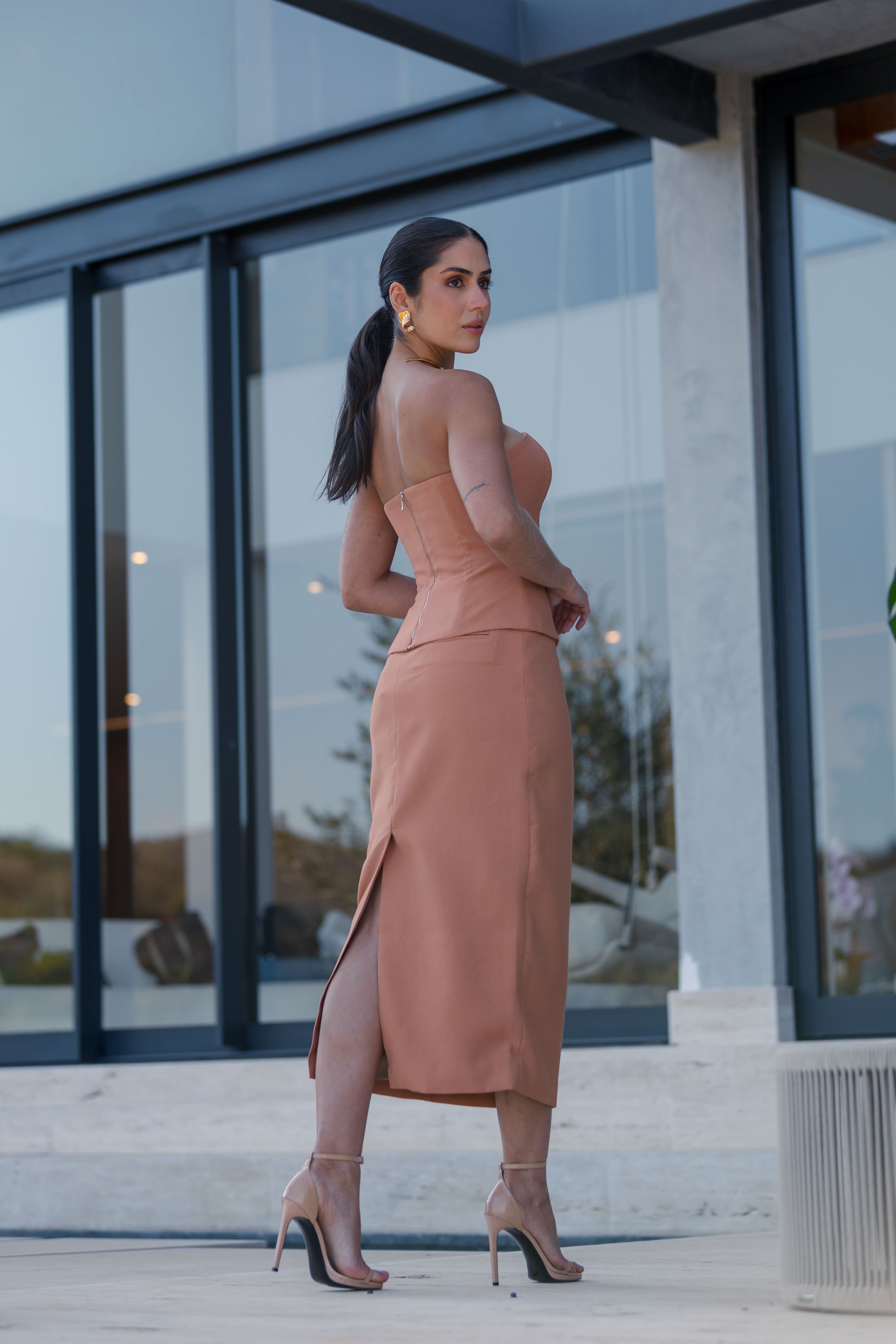 Saia Paula Caramelo