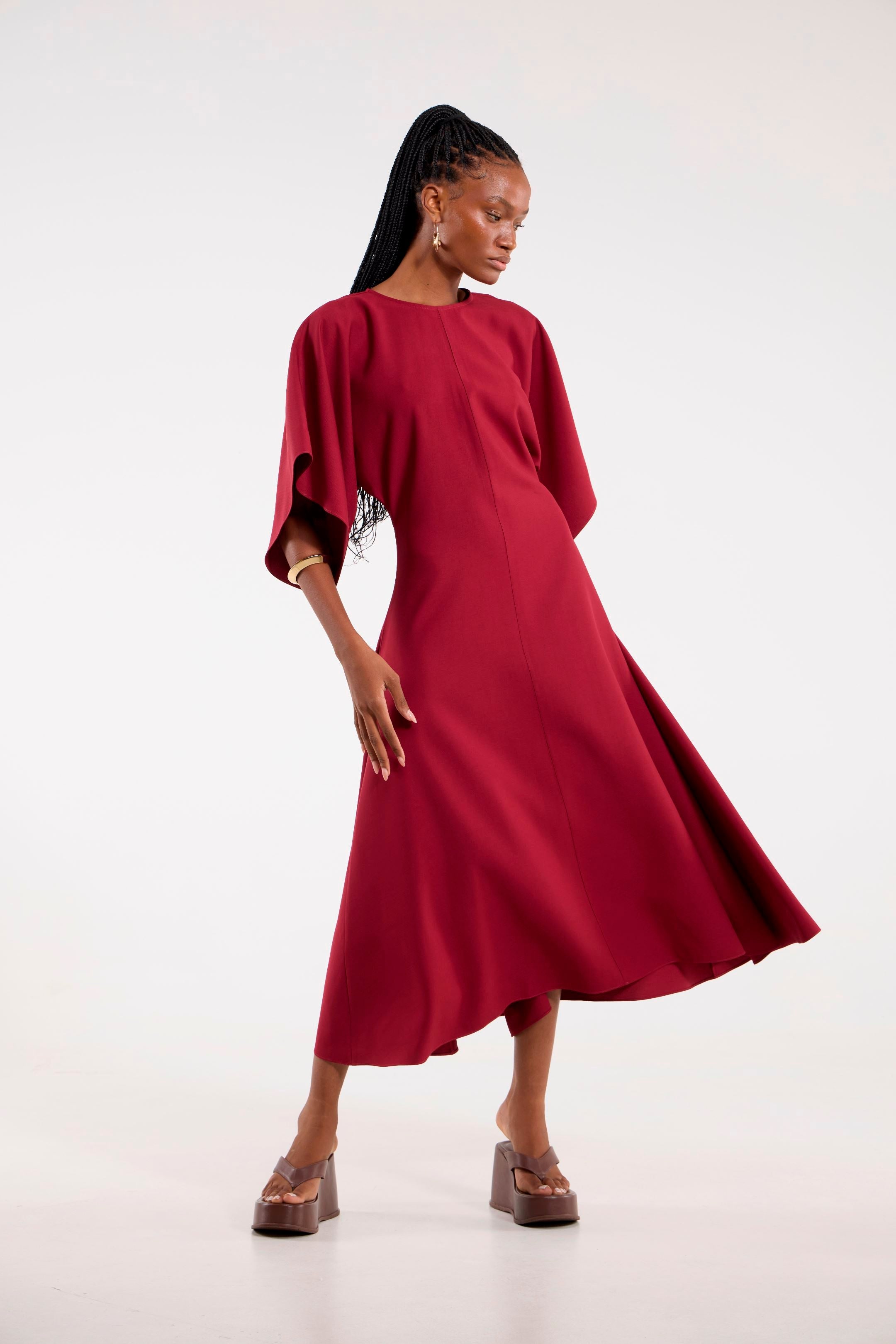 Vestido Tarsila Cereja