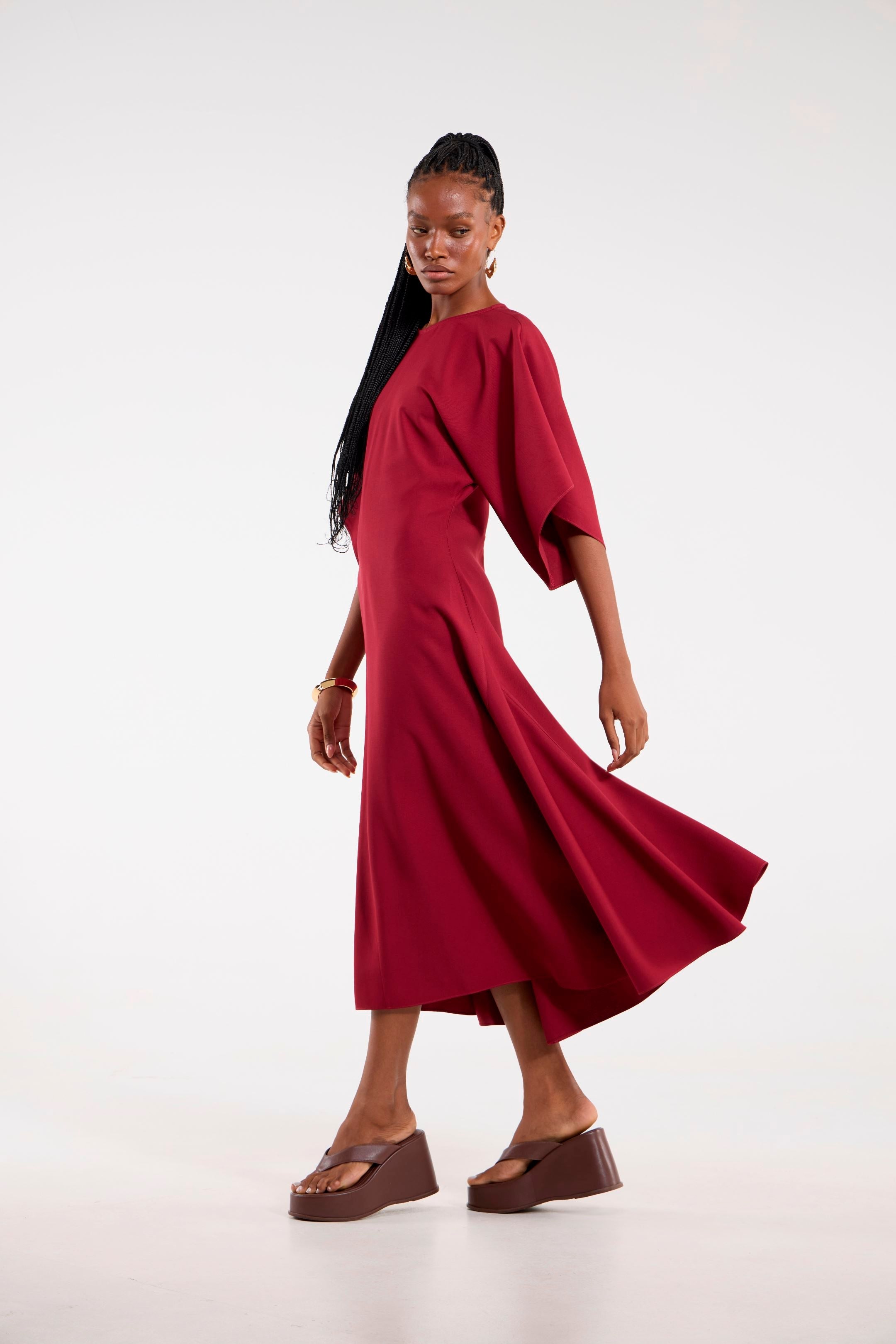 Vestido Tarsila Cereja